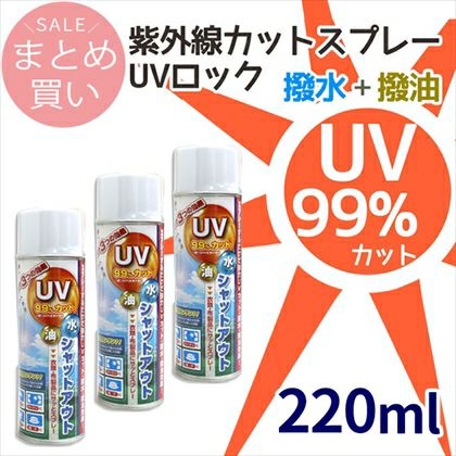 まとめ買い】UVブロックスプレー 3本セット| つくる楽しみ | 手芸材料