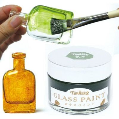 ガラスに直接塗れる透明感のあるえのぐ ガラスペイント 40ml ターナー| つくる楽しみ