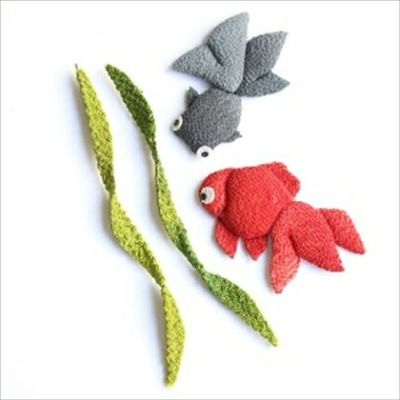 ちりめんパーツ 押絵 金魚セット| つくる楽しみ
