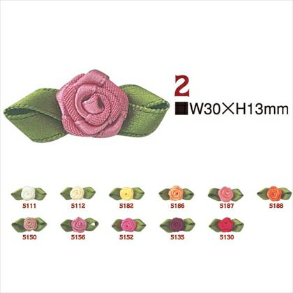 お取り寄せ リボンパーツ 花 ナチュラルローズ 10mm 6個入 つくる楽しみ 手芸材料のネットショップ つくる楽しみ ｃｏｍ