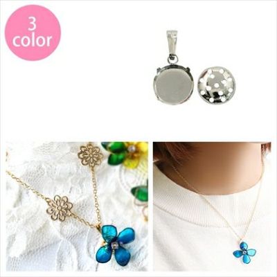 アクセサリー  シャワー台付ペンダント用金具 台φ10mm 5個入| つくる楽しみ