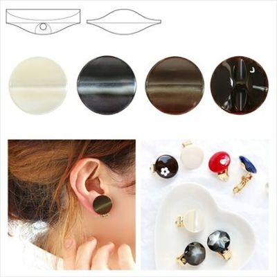 アクセサリー ボタン トンネル穴 φ20mm 2個入| つくる楽しみ