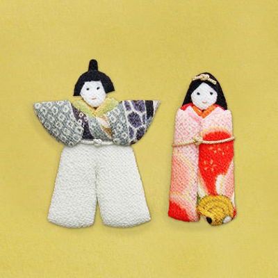 ちりめんパーツ 立雛セット ひなまつり ｜つくる楽しみ