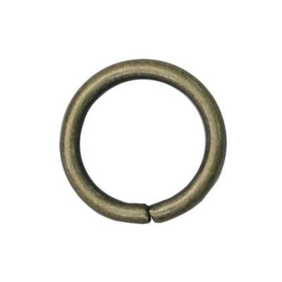 【お徳用】 丸リング 内径15mm アンティークゴールド ( 20個入 ) S26-2 | つくる楽しみ