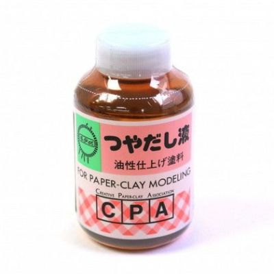 ニス 仕上げ塗料 つやだし液(大) 工作用 200cc| つくる楽しみ