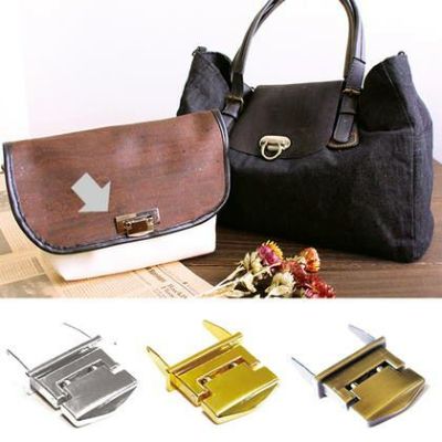 オコシ金具 平型 鞄 財布用 留め金具 49x25mm 1個入 | つくる楽しみ