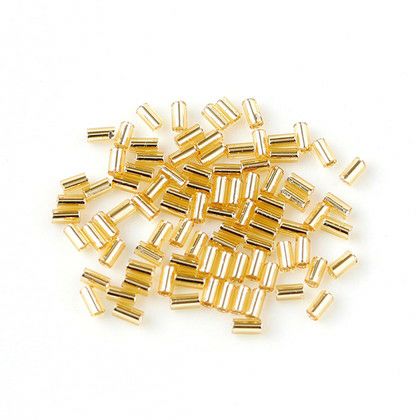 アクセサリー TOHO 竹ビーズ 一分竹 No.21 ゴールド 約3mm 約7g
