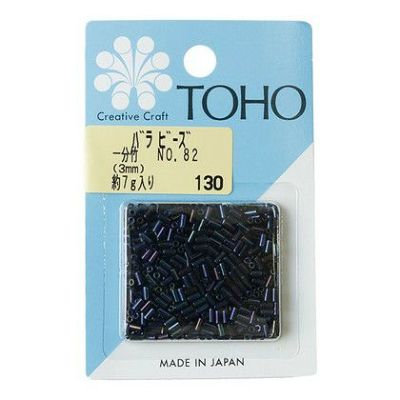 アクセサリー TOHO 竹ビーズ 一分竹 No.82 玉虫 約3mm 約7g入| つくる楽しみ
