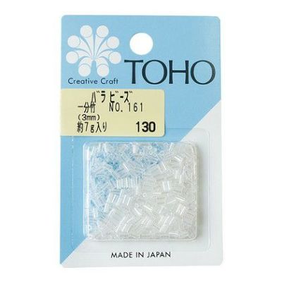 アクセサリー TOHO 竹ビーズ 一分竹 No.161 スキオーロラ約3mm 約7g入| つくる楽しみ