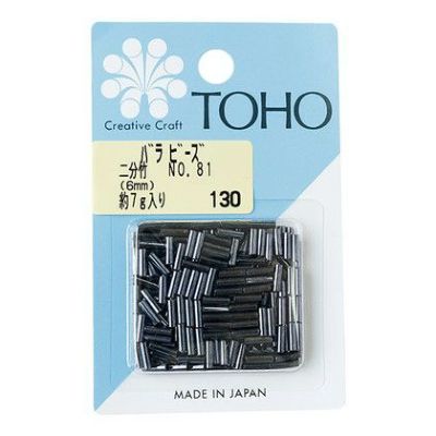 アクセサリー TOHO 竹ビーズ 二分竹 No.81 玉虫 約6mm 約7g入| つくる楽しみ