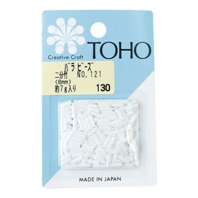 アクセサリー TOHO 竹ビーズ 二分竹 No.121 ギョクラスター 約6mm 約7g入| つくる楽しみ