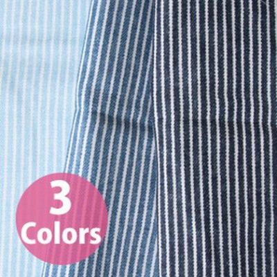 生地 ヒッコリーデニム風 Wガーゼ （最低単位30cm～10cm単位の切売り）| つくる楽しみ