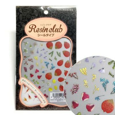 UVレジン用シールパーツ レジンクラブ SARAH GAUDI 折田さやか プロデュース1 花びらアソート (両面) アクセサリー デコ素材| つくる楽しみ