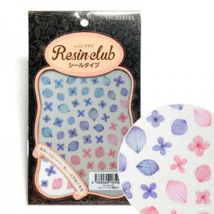 UVレジン用シールパーツ レジンクラブ 紫陽花2
