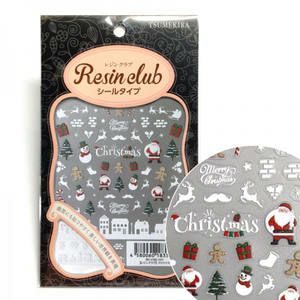 UVレジン用シールパーツ レジンクラブ クリスマス 両面