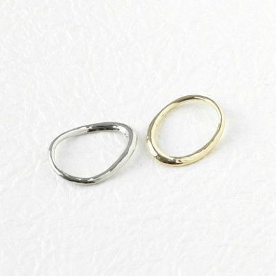 とろけるメタルリングパーツ オーバル 約16×21mm 6個入 | つくる楽しみ
