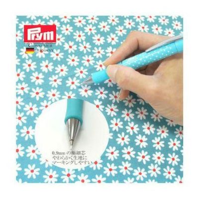 布用水性シャープチャコペン 0.9mm芯 全長140mm ミントグリーン Prym プリム