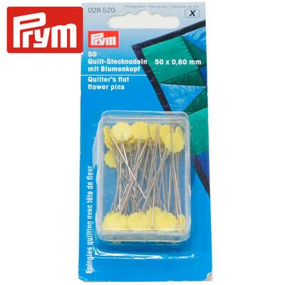 耐熱キルターフラットピン0.6mmx50mm 50本 まち針 Prym プリム