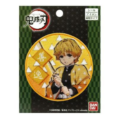鬼滅の刃 我妻 善逸(あがつま ぜんいつ) ワッペン 99078