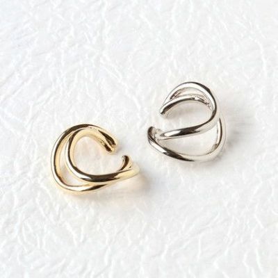 イヤーカフ クロス W20×H18mm 2個入 アクセサリーパーツ