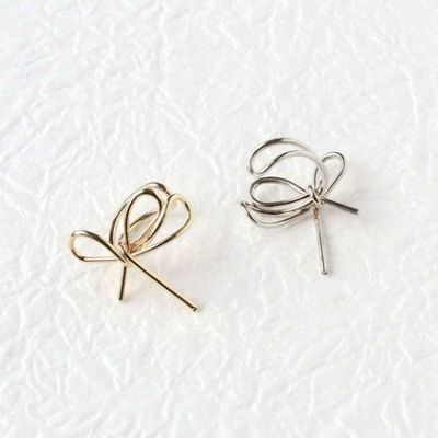 イヤーカフ リボン W17×H20mm 2個入 アクセサリーパーツ