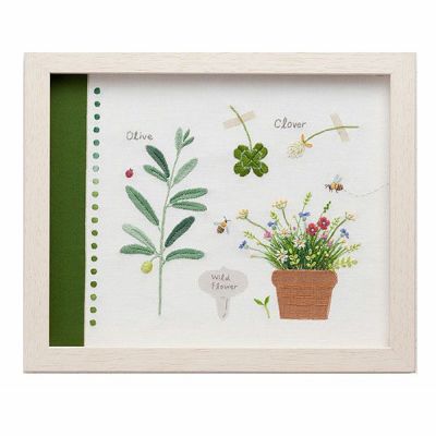 刺しゅうキット 青木和子カラーコレクション GREEN グリーン