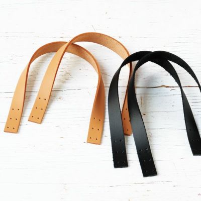 本革 スタンダードミニ持ち手 1組入 秋カラー持ち手 オータム