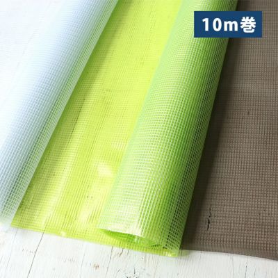 生地 ネットビニール チェック小 巾約65cm 厚さ0.4mm 10m巻 2204viny