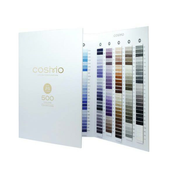 糸見本帳 A4サイズ(見開き4枚分)厚み約1.7cm コスモ COSMO 実物の 