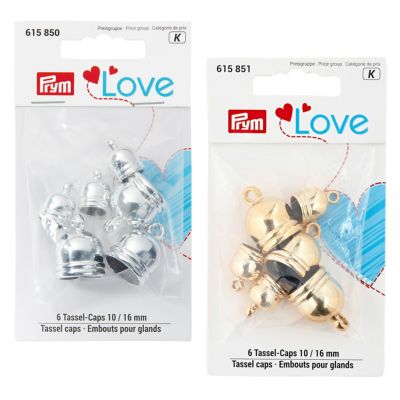 タッセルキャップ シルバー10mm×3ケ Prym プリム