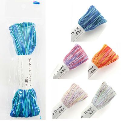 刺し子糸 Sashiko Thread 100m グラデーション さしこ 刺し子糸 刺し子 刺しゅう 和 オリムパス