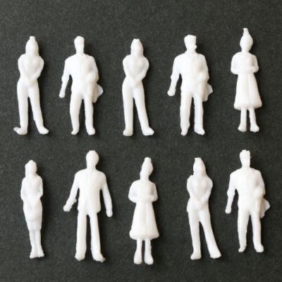 ジオラマ 人物(塗装無) 1/100 10個