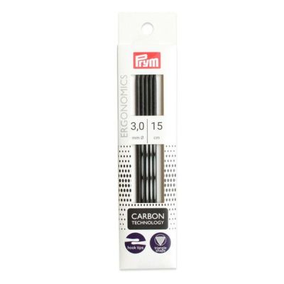 エルゴノミック棒針 3.0mm 長さ15cm ５本入  Prym プリム