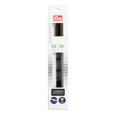 エルゴノミック棒針 2.5mm 長さ20cm 5本入 Prym プリム