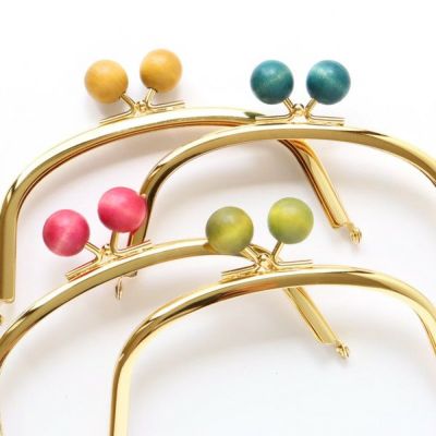 がま口 口金 からふる木玉口金 くし型 ワンカラー ゴールド 秋カラーがま口 オータム