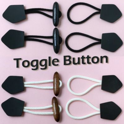 ボタン 合皮ダッフルボタン(トグルボタン) 50mm 2組入