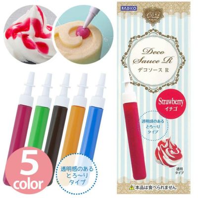 デコソースR イチゴ チョコ マンゴー キウイ ブルーベリー ペンタイプ 粘土 フェイクスイーツ
