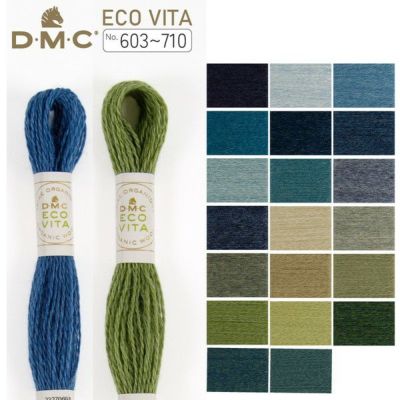 刺しゅう糸 ECO VITA ウールスレッド 603-710番 秋カラー刺しゅう糸 オータム