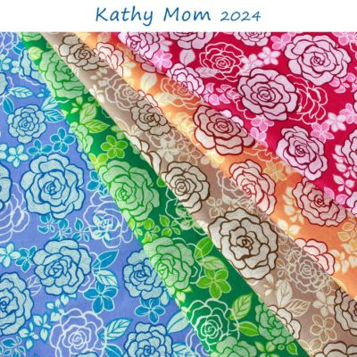 生地 Kathy Mom キャシーマム 綿100%  ハッピーローズ 巾110cm バラ柄 ローズ 花柄 フラワー柄(最低単位30cm～10cm単位の切り売り)