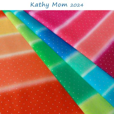 生地 Kathy Mom キャシーマム 綿100%  ハッピーシャワー 巾110cm グラデーション ドットパターン 水玉(最低単位30cm～10cm単位の切り売り)