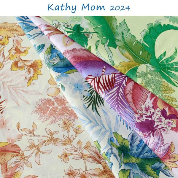 生地 Kathy Mom キャシーマム 綿100% ハッピーパラダイス 巾110cm 花柄