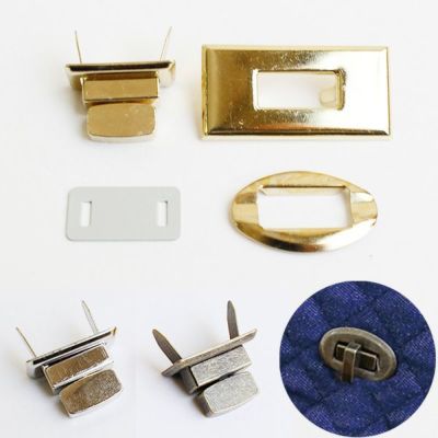 ひねり金具 ひねり止め 鞄 財布用 留め金具 四角 1組