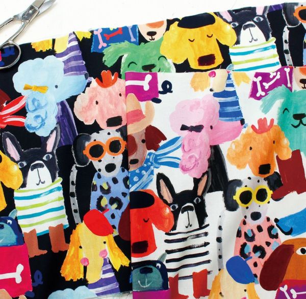 生地 輸入生地 USAコットン シーチング Maison de Fabric Dog