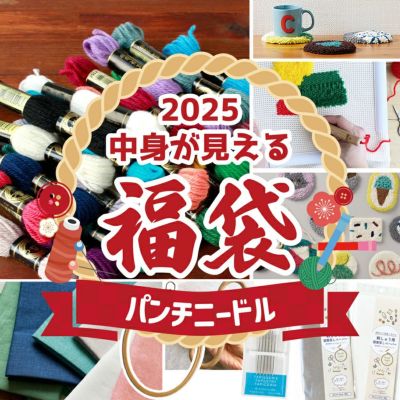 2025 福袋 タペストリーウール大容量福袋 刺繍 パンチニードル 手芸 つくる楽しみ