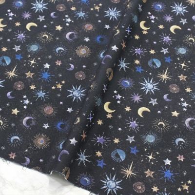 生地 輸入生地 USA生地 きらめく星と月 TIMELESSTREASURE タイムレストレジャー (最低単位30cmから10cm単位)
