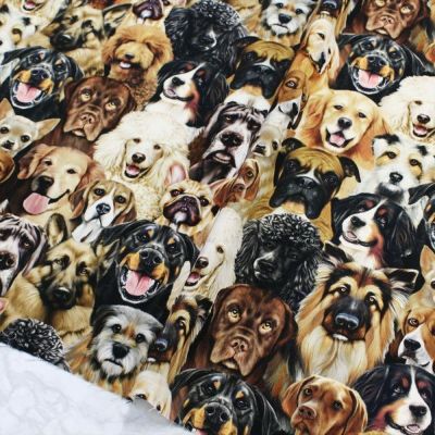 生地 輸入生地 USA生地 リアル犬大集合 犬 ペット TIMELESSTREASURE タイムレストレジャー (最低単位30cmから10cm単位)