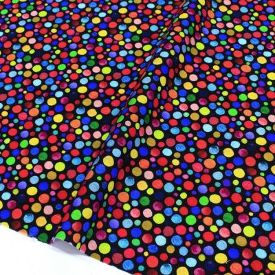 生地 輸入生地 プリント生地 カラフル水玉ボール Michael Miller マイケルミラー 巾約110cm (最低単位30cm～10cm単位の切り売り)