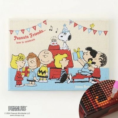 ダイヤモンドフィックス スヌーピー Happy Birthday ビーズキット スヌーピー ピーナッツ