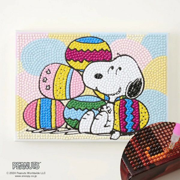 はにー ダイヤモンドアート ダイヤモンドアート 30×30 宝石花E (通常/フルAB/フルクリスタル/フル