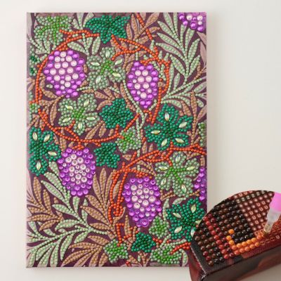 ダイヤモンドフィックス 名画 ウィリアムモリス 葡萄の木
